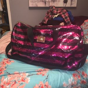 Pink Victoria secret duffel bag